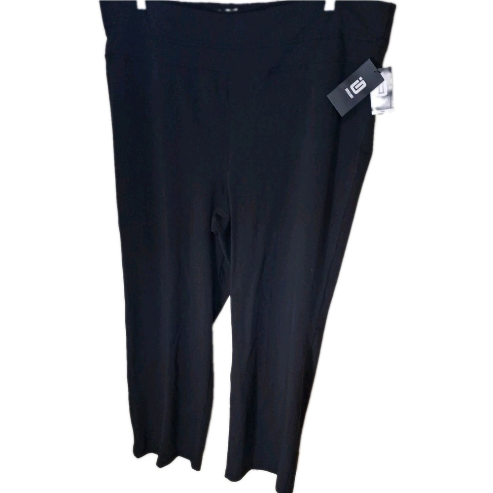 NWT 4XL Womens Black Ideology Slacks 88% Cotton & 12% Spandex 30" Inseam 244